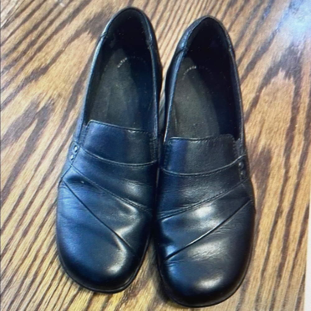 Classic Black Leather Moccasins